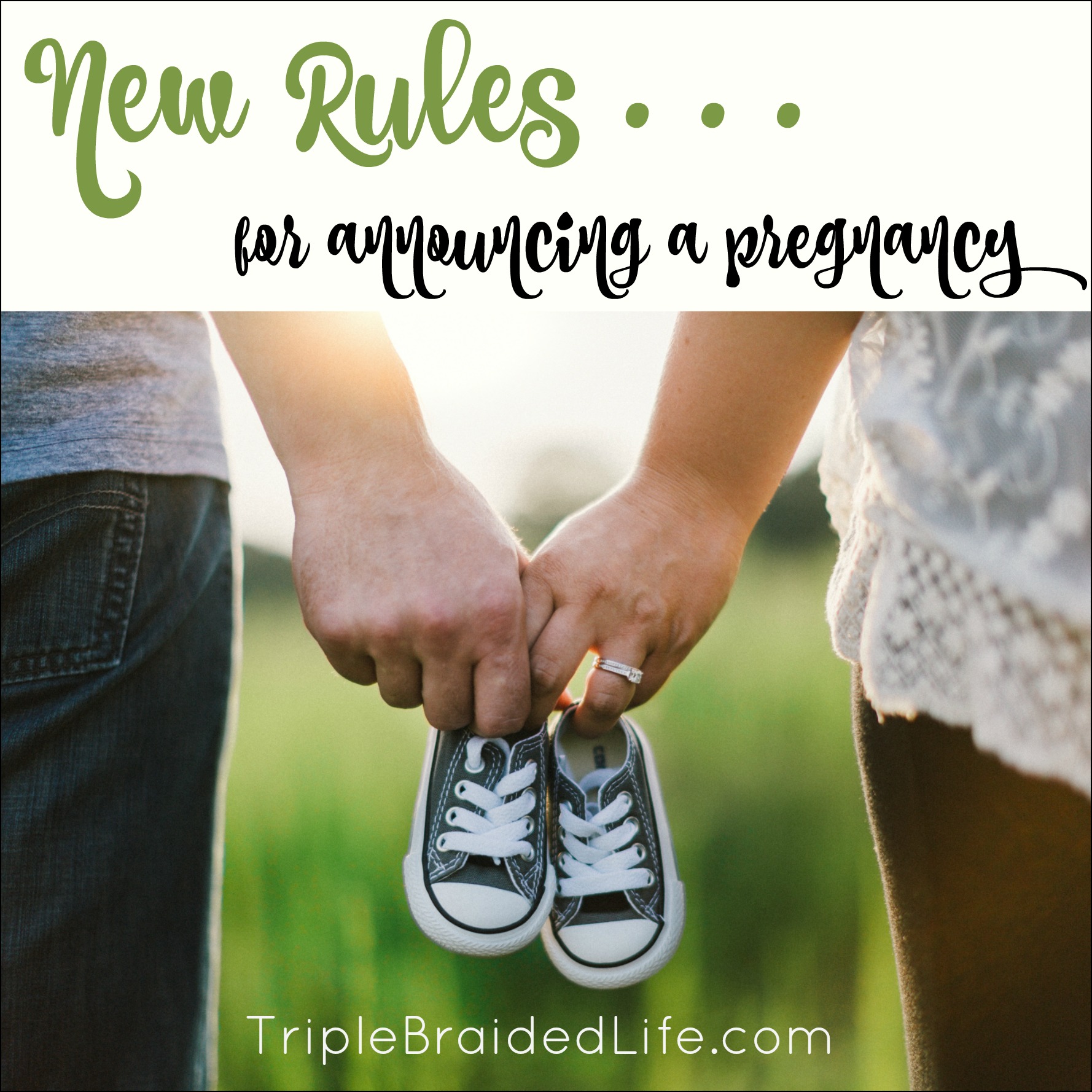 New Rules for Announcing a Pregnancy
