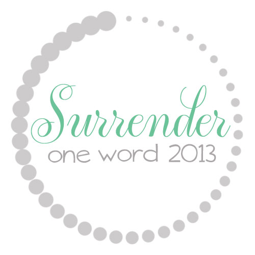 OneWord2013_Surrender