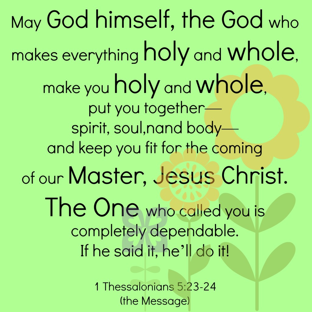 1 Thessalonians 5-23-24